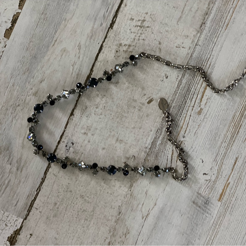 Sorrelli Black and Silver Beaded Necklace